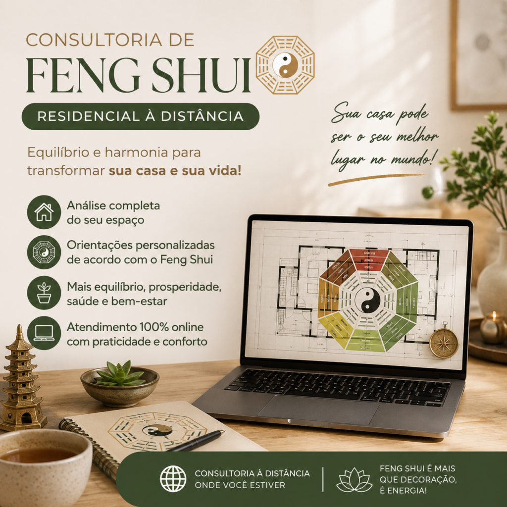Consultoria de Feng Shui Residencial à distância